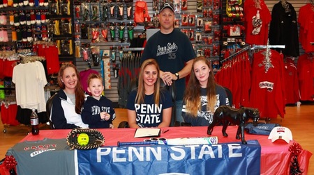 Cayleigh Huffman of Cabot High School in Cabot, Arkansas has decided to continue her academic and athletic softball career at Penn State DuBois.