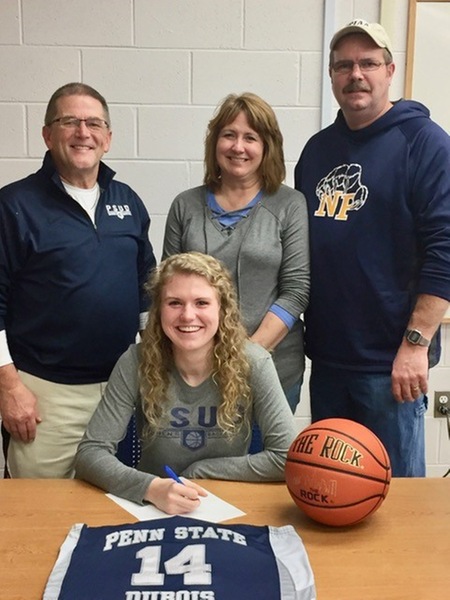 Gracie Hamilton from Northern Potter High School will continue her basketball career at PSUD.